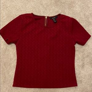 Red Forever 21 Top